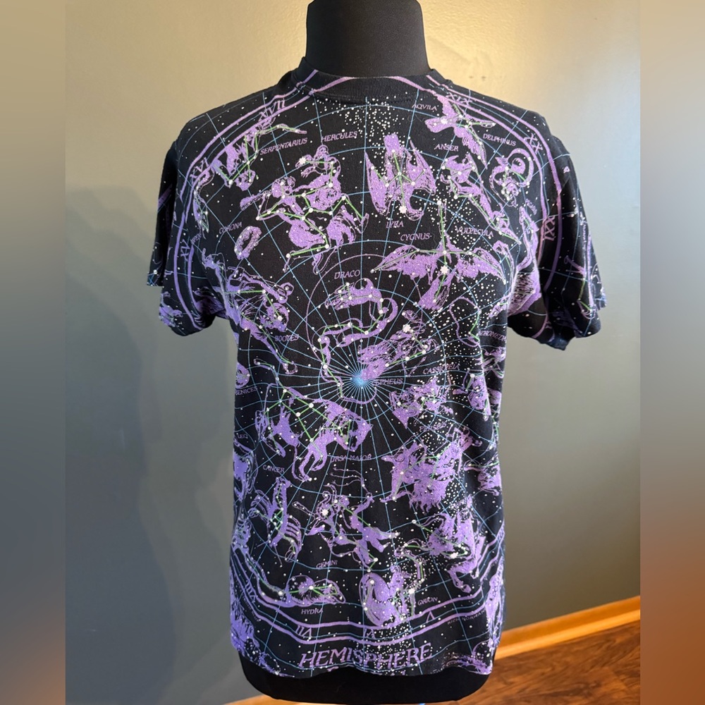 Liquid Blue Constellation/Zodiac T-Shirt